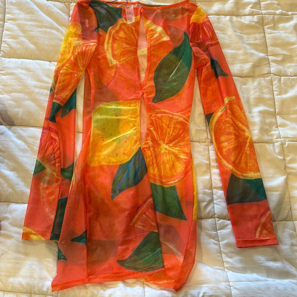 Fashion nova beach cut out cover up dress